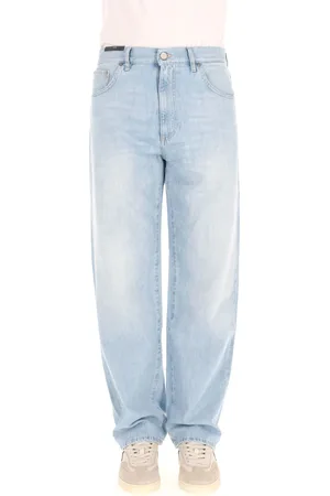 PT Torino Loose-fit Jeans, male, , Size: W30 Denim Loose Fit Cotton Jeans