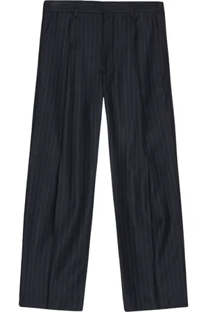 NN.07 Straight Trousers, male, , Size: W34 Stripe Relaxed Fit Trousers