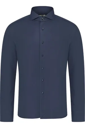 Xacus Casual Shirts, male, , Size: M Dark Long Sleeve Shirt