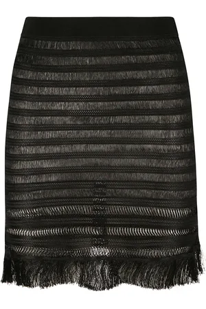 Tom Ford Short Skirts, female, , Size: M Mini Skirt Viscose Ladder