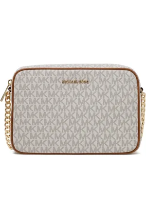 Michael Kors Cross Body Bags, female, , Size: ONE SIZE Vanilla Jet Set Shoulder Bag