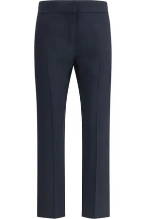 Alexander McQueen Straight Trousers, female, , Size: M Slim Fit Tailored Trousers