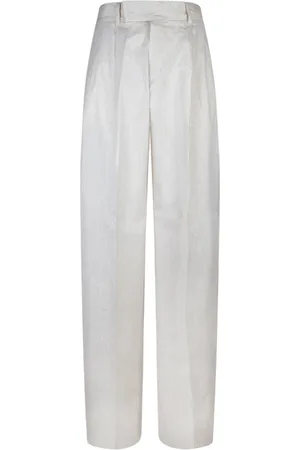 AMIRI Straight Trousers, male, , Size: S Sequin Boucle Sand Trousers