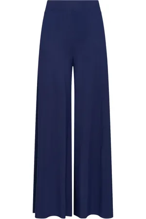 Maliparmi Wide Trousers, female, , Size: M Soft Jersey Wide Leg Pants