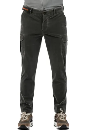 RRD Slim-fit Trousers, male, , Size: L Velvet cargo pants