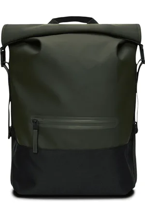 Rains Backpacks, male, , Size: ONE SIZE Rolltop Backpack with Chest Strap