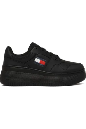 Tommy Hilfiger Sneakers, female, , Size: 10 US Platform Sneakers with Logo Print