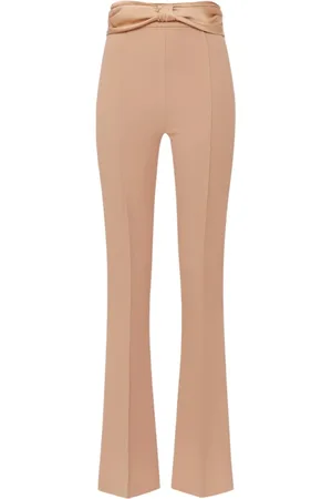 Elisabetta Franchi Wide Trousers, female, , Size: S Elegant Blend of Polyester and Elastane