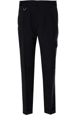 Paolo Pecora Slim-fit Trousers, male, , Size: S Cargo Pants in Wool Blend