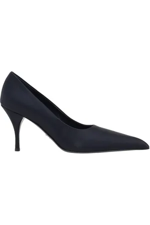 Prada Pumps, female, , Size: 7 1/2 US Silk Satin Stiletto Pumps