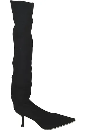 RENE CAOVILLA Over-knee Boots, female, , Size: 6 1/2 US Elegant Flat Shoes