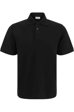 Saint Laurent Polo Shirts, male, , Size: XL Cassandre Polo Shirt with Logo Embroidery