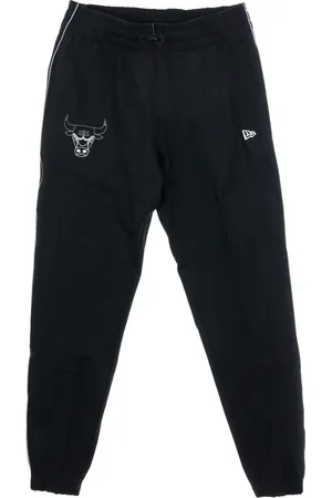 New Era Sweatpants, male, , Size: L Chicago Bulls Logo Tracksuit Pants