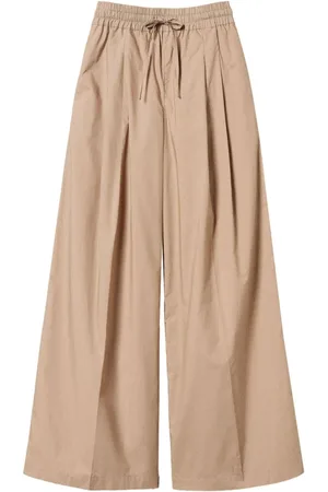 Twin-Set Wide Trousers, female, , Size: S Palazzo Trousers with Drawstring Waistband