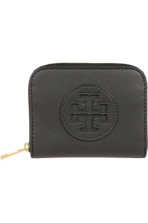 Tory Burch Wallets & Cardholders, female, , Size: ONE SIZE Leather Wallet with Iconic Logo