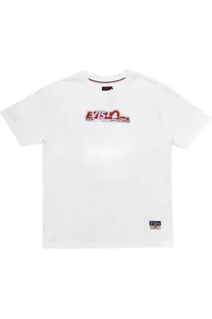 Evisu T-Shirts, male, , Size: XL Printed T-Shirt Poster Bianca