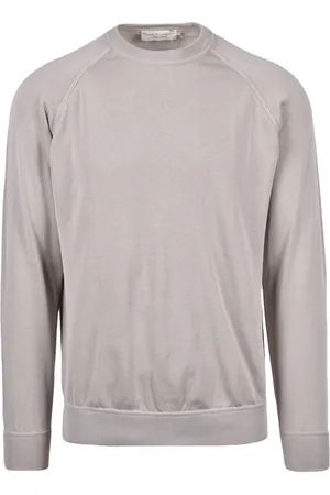 FILIPPO DE LAURENTIIS Round-neck Knitwear, male, , Size: 3XL Cotton Sweater - Maglioncino Style