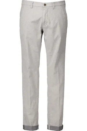 Masons Slim-fit Trousers, male, , Size: 2XL Grey Pants Mte611