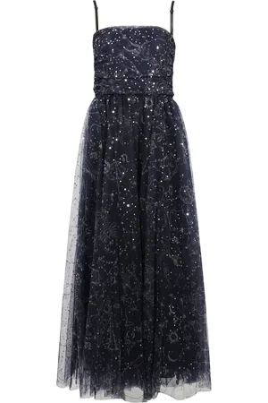 Staud Maxi Dresses, female, , Size: M Long Sequin Detail Dress