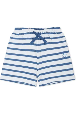 Molo Shorts, unisex, , Size: 3 Y Striped Sporty Shorts with Smiley Embroidery