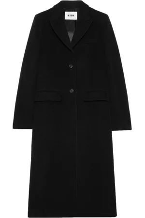 Msgm Single-Breasted Coats, female, , Size: XS Stylish Coat
