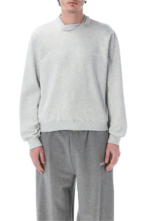 MAGLIANO Sweatshirts, male, , Size: L Braided Crew Neck Fleece Sweater