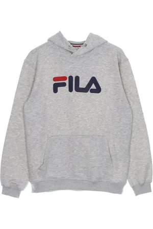 Fila Hoodies, male, , Size: M Light Melange Hooded Sweatshirt