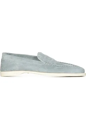 JOHN LOBB Loafers, male, , Size: 10 US Clear Flat Shoes Round Tip