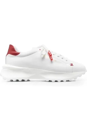 Giuliano Galiano Sneakers, male, , Size: 7 US Red Raptor Leather Sneakers