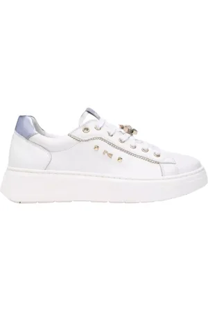 Nero Giardini Sneakers, female, , Size: 5 US Blue Charm Leather Sneakers