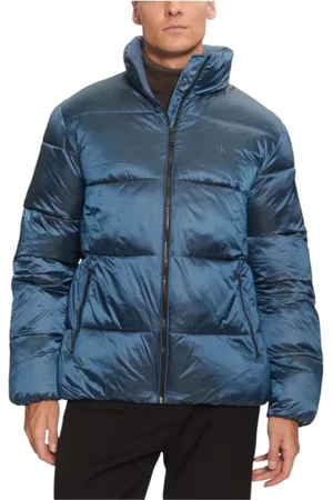 Calvin Klein Winter Jackets, male, , Size: L Two Tone Puffer Jacket