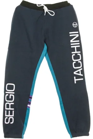 Sergio Tacchini Sweatpants, male, , Size: L Devon Navy Ocean Depth Men