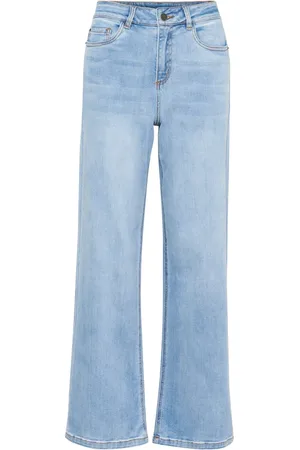 Kaffe Boot-cut Jeans, female, , Size: 2XL High Waist Jeans Light Washed Denim