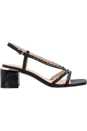 Pinko High Heel Sandals, female, , Size: 10 US Jewel Embellished Leather Sandals