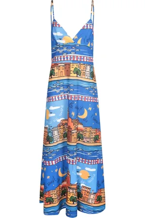 ALESSANDRO ENRIQUEZ Maxi Dresses, female, , Size: M Colorful Dress for Women