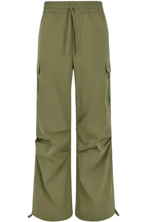P.A.R.O.S.H. Wide Trousers, female, , Size: M Ninja Fabric Pants with Drawstring