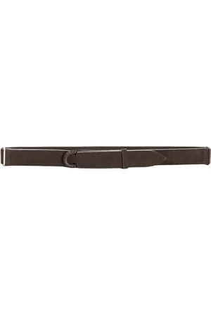 Orciani Belts, male, , Size: ONE SIZE Heart-Shaped Suede Belt, , Interlocking Closure