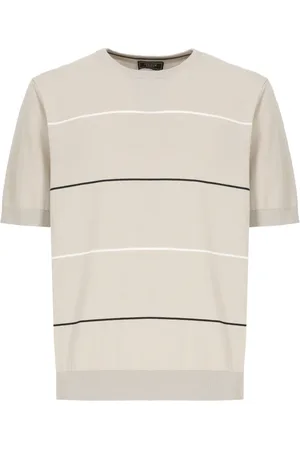 PESERICO SIGN T-Shirts, male, , Size: L Polo Shirt with Striped Pattern
