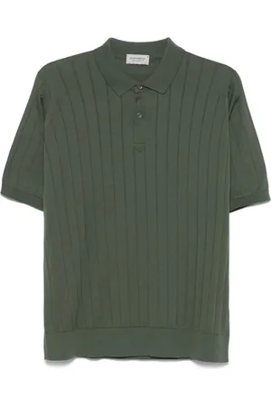 JOHN SMEDLEY Polo Shirts, male, , Size: XL Fern Polo Sweater
