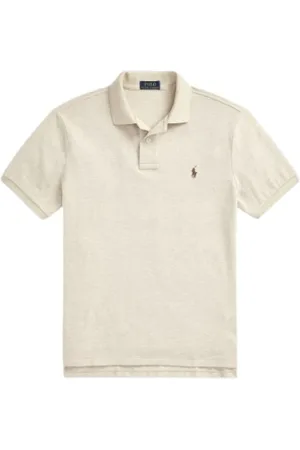 Ralph Lauren Polo Shirts, male, , Size: M Short Sleeve Custom Slim Fit Polo
