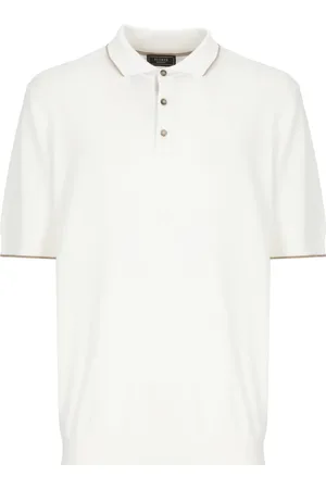 PESERICO SIGN Polo Shirts, male, , Size: XL Cotton Polo Shirt with Collar