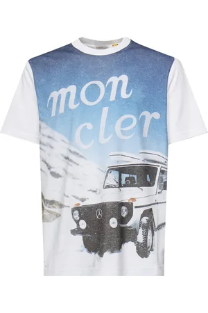 Moncler T-Shirts, male, , Size: XL Cotton Jersey Choker T-shirt