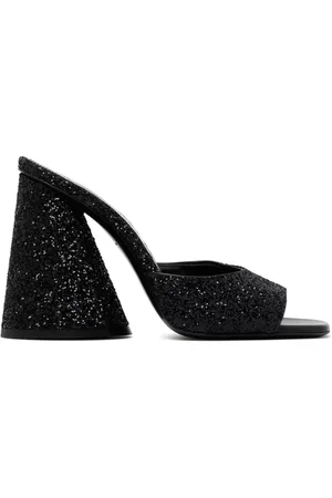 The Attico Heeled Mules, female, , Size: 6 US Glitter Mule Sandals