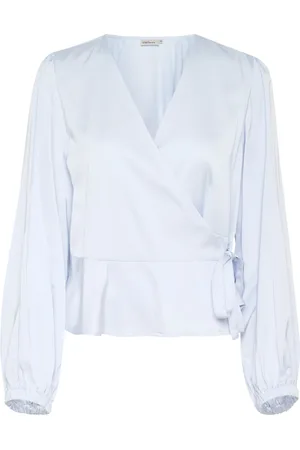 Karen by Simonsen Blouses, female, , Size: S Elegant Halogen Blouse with Puff Sleeves