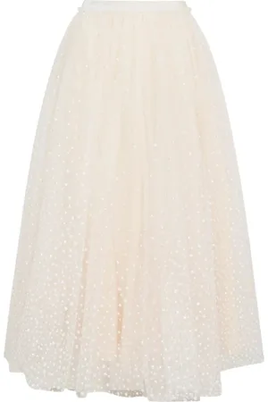 LOVESHACKFANCY Maxi Skirts, female, , Size: S Glitter Tulle Maxi Skirt