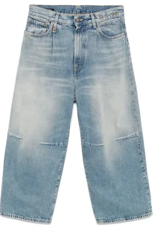 R13 Cropped Jeans, female, , Size: W26 Wide Leg Jeans