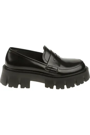 Premiata Loafers, female, , Size: 8 US Leather Moccasin with Rubber Sole