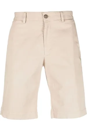 Sunspel Casual Shorts, male, , Size: W32 Light Stone Classic Chino Shorts
