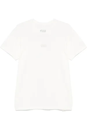 Maison Margiela T-Shirts, male, , Size: S Embroidered Logo T-Shirt