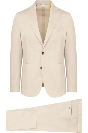 Manuel Ritz Single Breasted Suits, male, , Size: M Dress Jacket with Logo